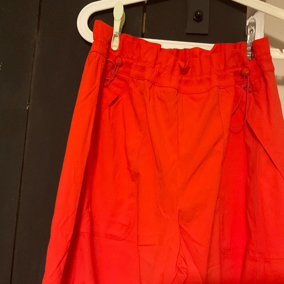 Athleta coral red track pant In size 12 - Picture 3 of 5